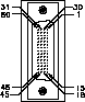 60 pin LFH-60 male connector layout