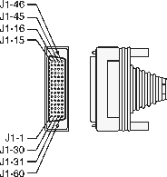 60 pin Cisco DB connector layout
