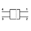 body of transistor 3SK73 - MOS FET Channel N + Diode